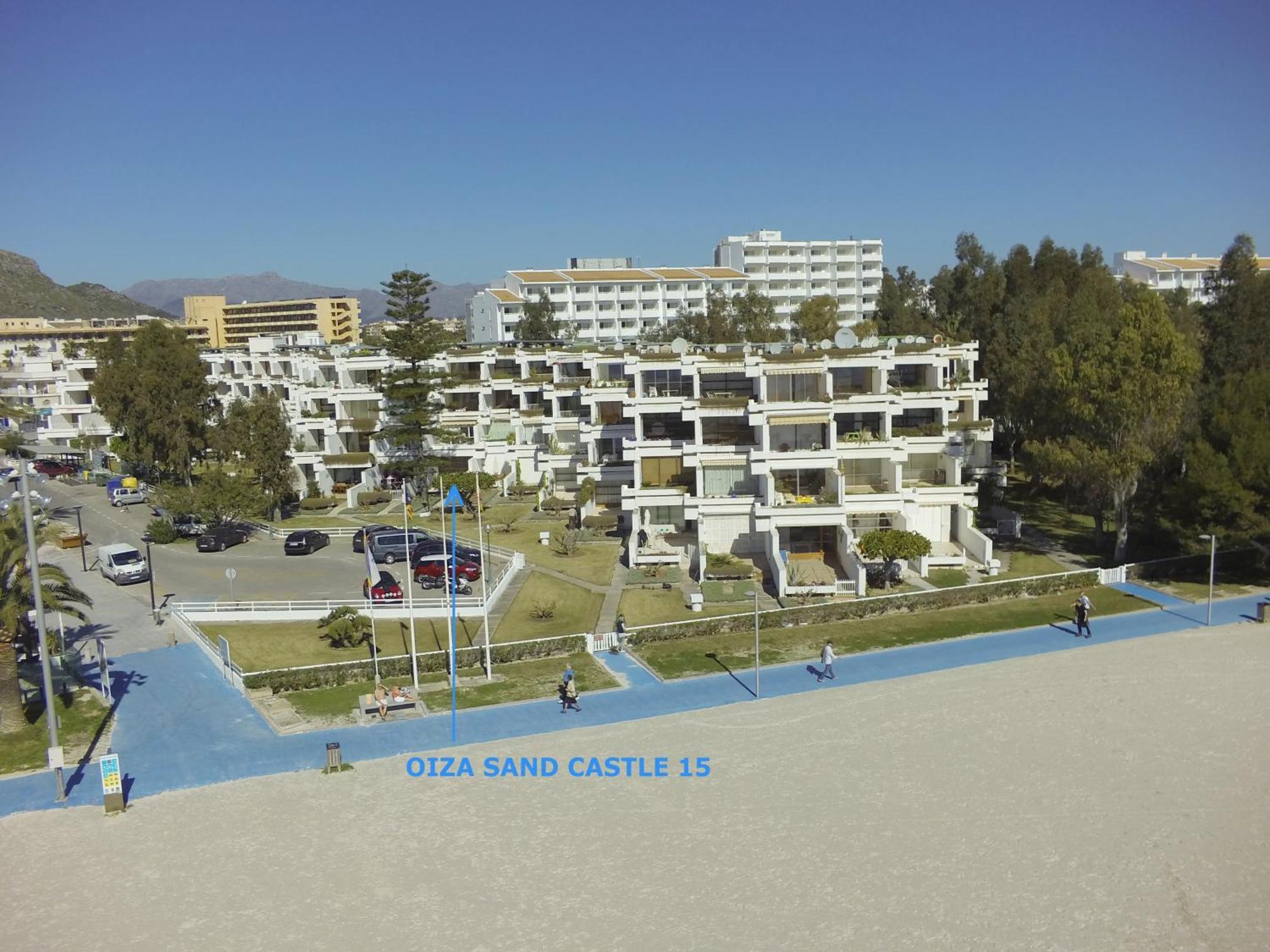 Apartment Oiza Castle 15 At Beach, Wifi And Aircon
